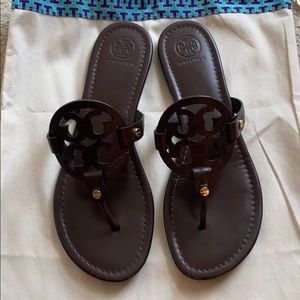 Tory Burch chocolate Miller sandal